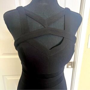 Papaya Black Mini Dress